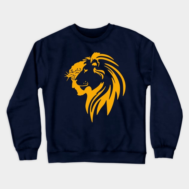 Christian Apparel Clothing Gifts - Jesus and Lion Crewneck Sweatshirt by AmericasPeasant